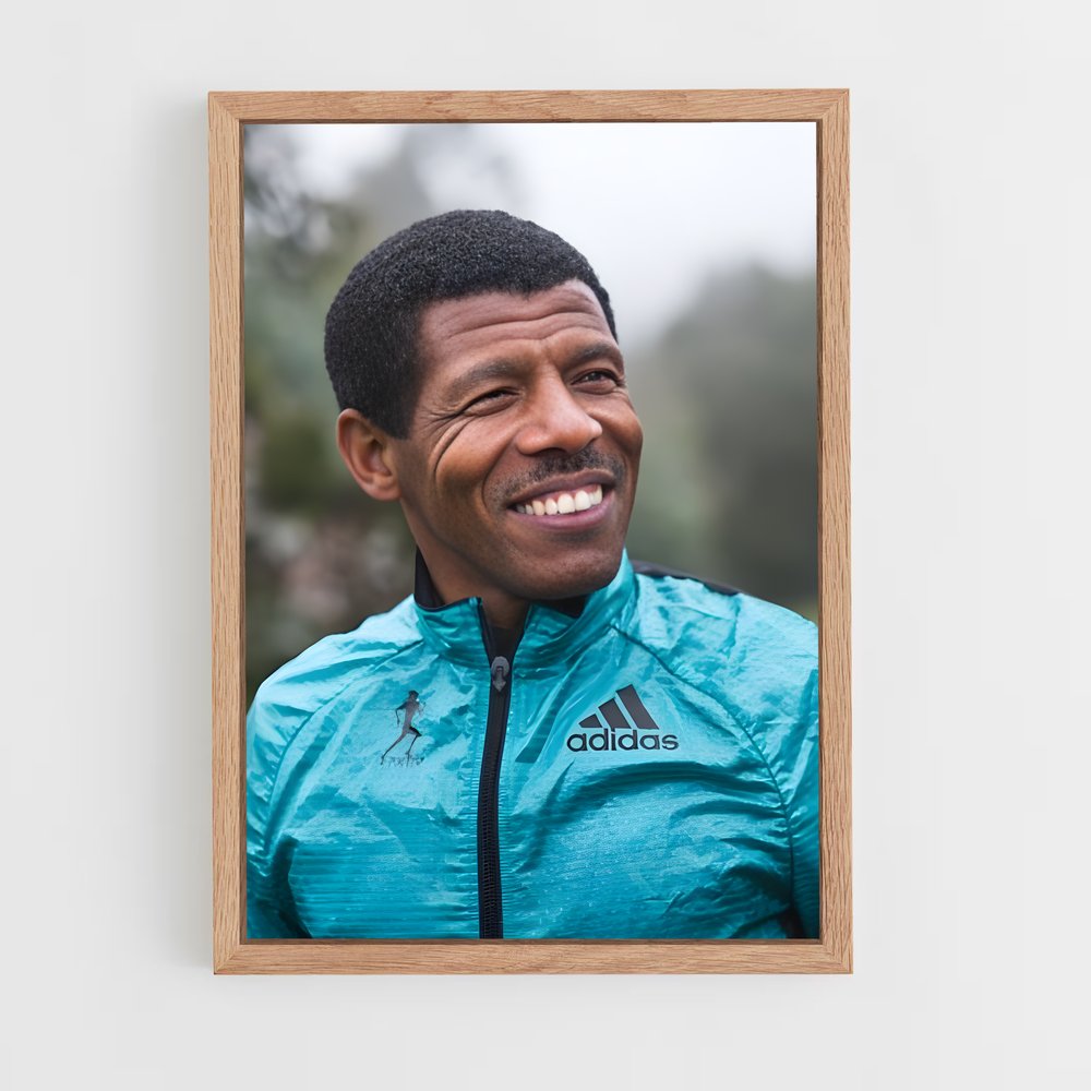 Poster Sourire de Coureur – affiche Athlétisme (vue 4)